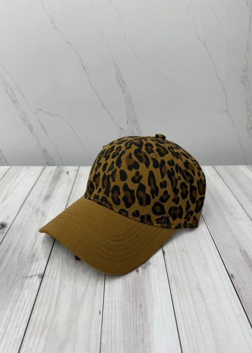 Кепка леопардовая унисекс (р-р 56-60)