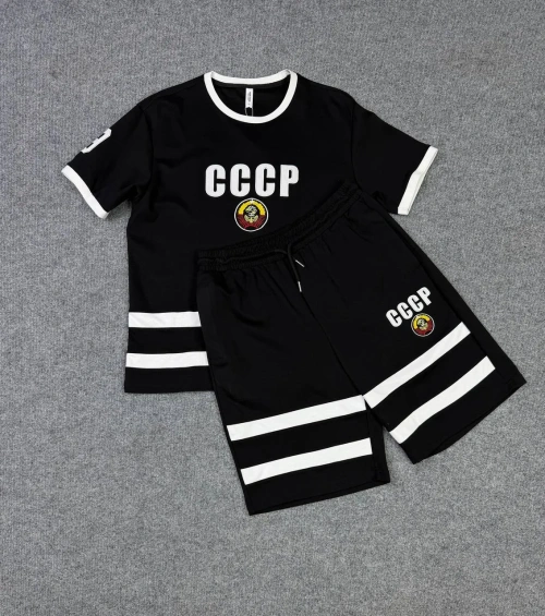 Спортивный костюм мужской, футболка-шорты (р-р 46-54)