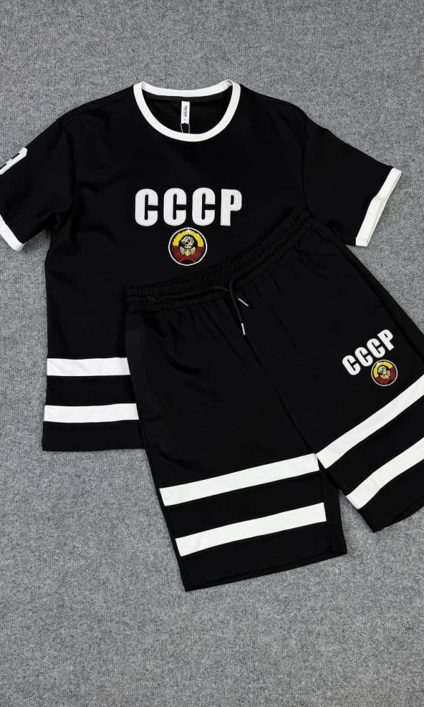Спортивный костюм мужской, футболка-шорты (р-р 46-54)