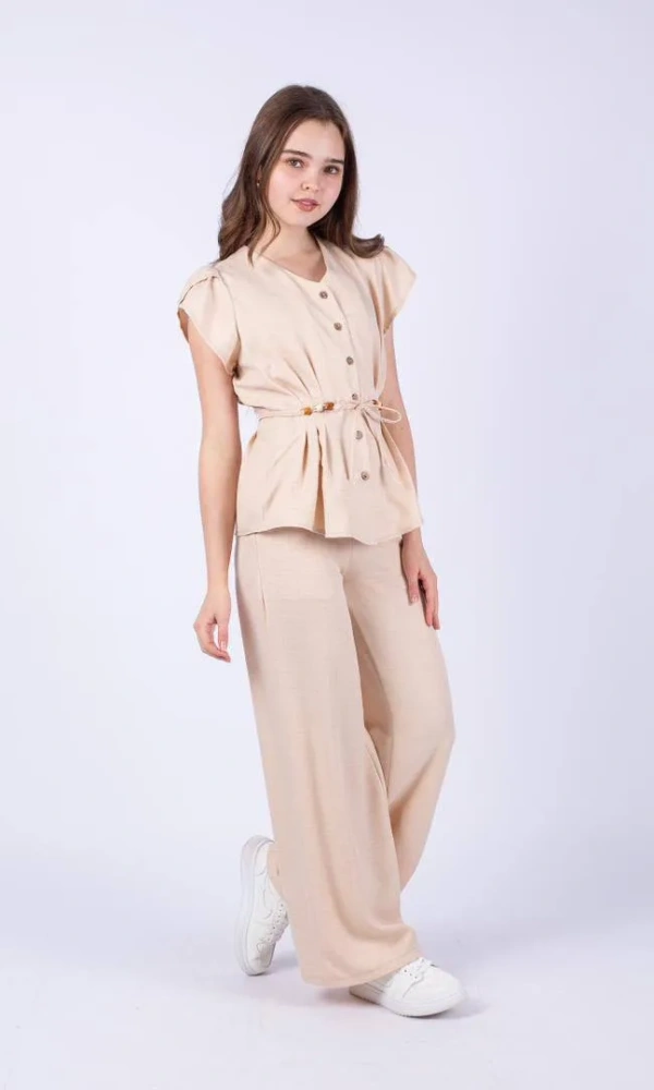 Летний костюм с брюками для девочки (р-р 36-44)