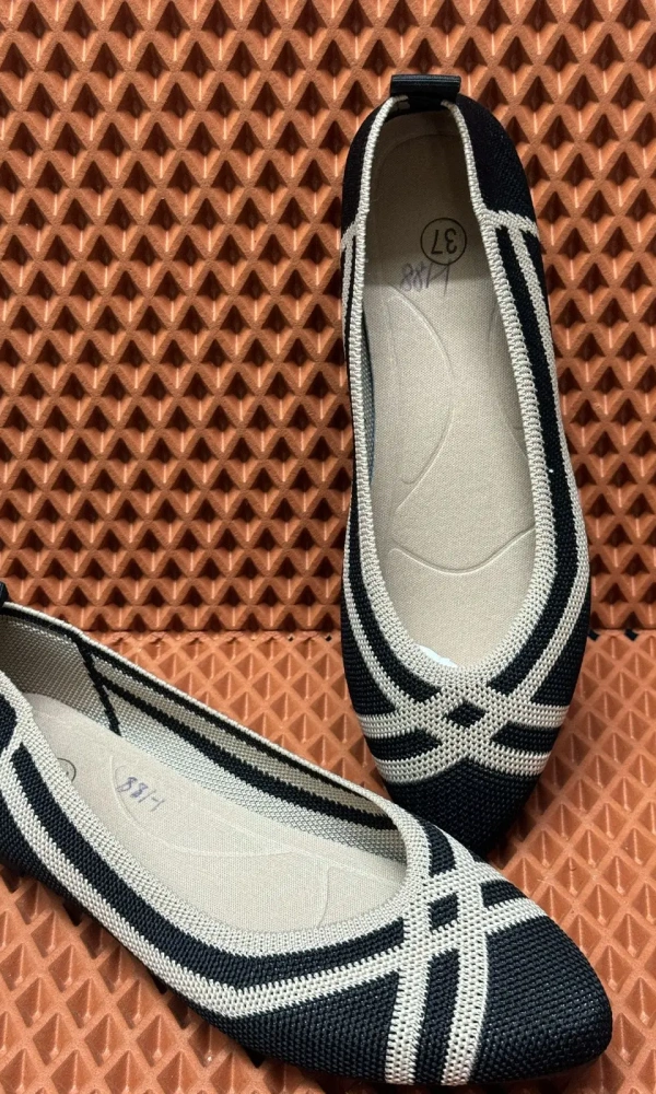 Балетки с узором вязаные женские (р-р 36-41)