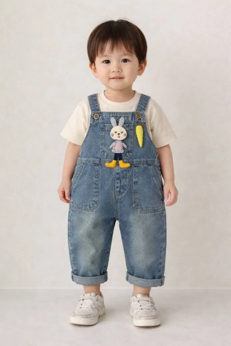 Детский джинсовый комбинезон (р-р 1-5 лет)