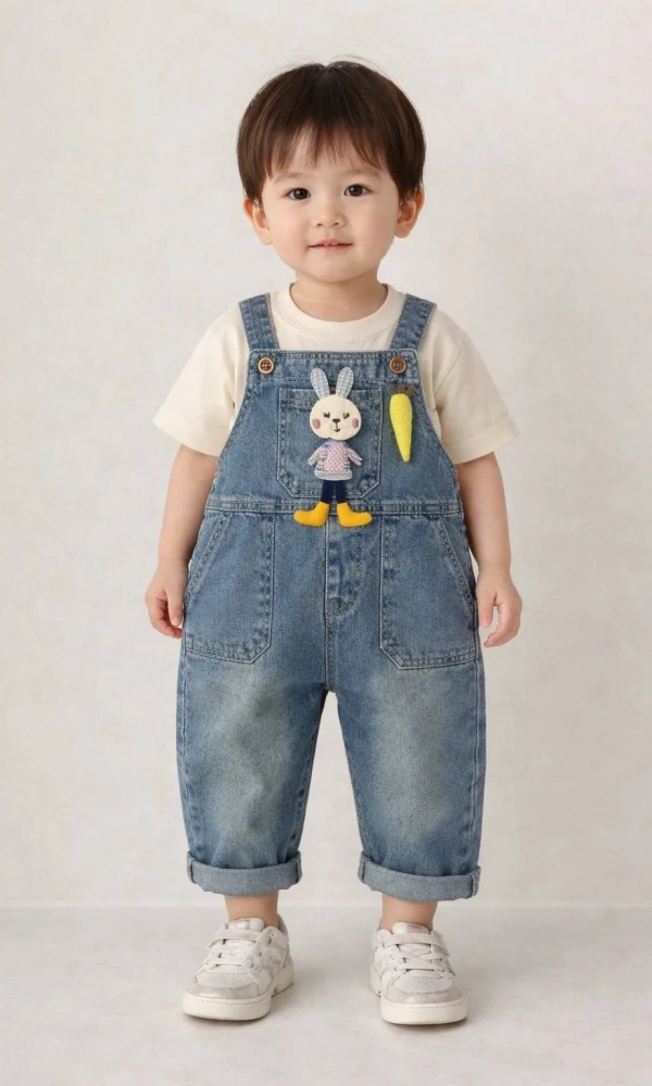 Детский джинсовый комбинезон (р-р 1-5 лет)