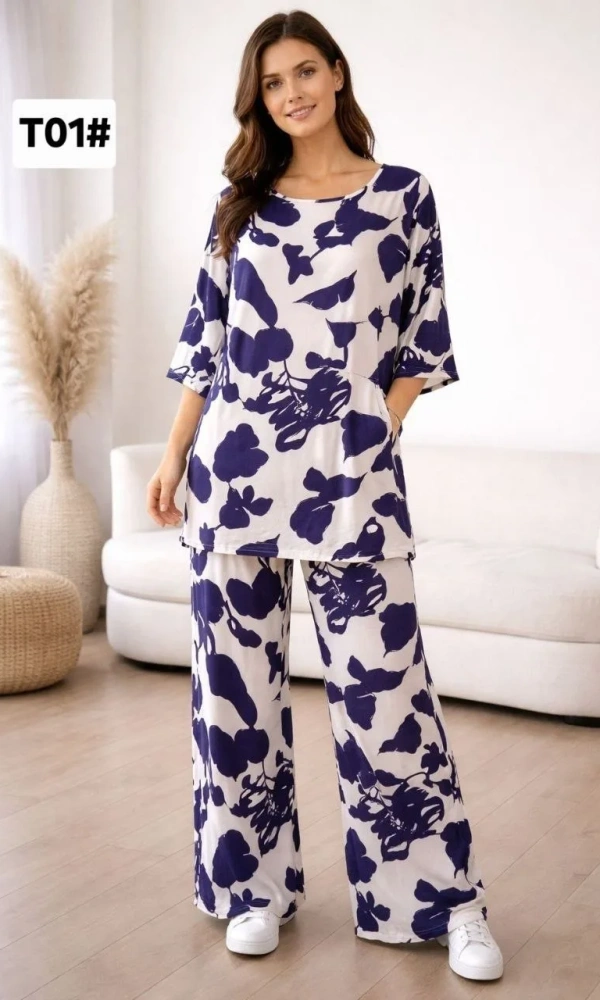 Комплект домашний брючный женский (р-р 54-60)