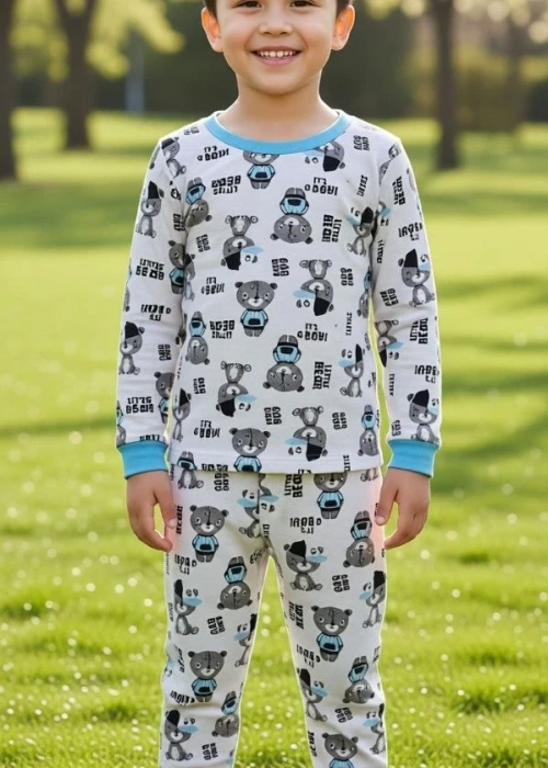 Пижама с длинным рукавом для мальчика (р-р 1-5 лет)