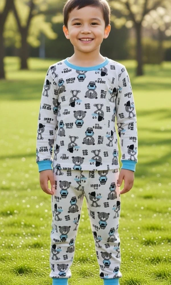 Пижама с длинным рукавом для мальчика (р-р 1-5 лет)