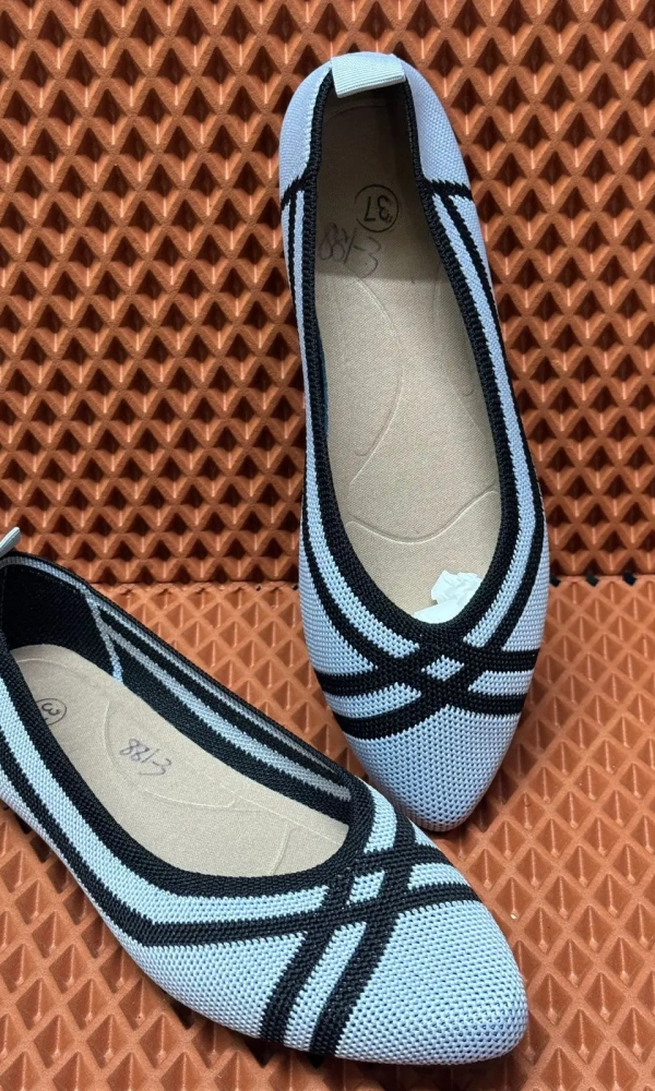 Балетки с узором вязаные женские (р-р 36-41)