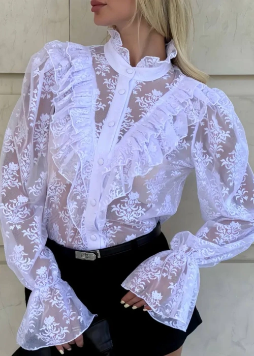 Блузка из гипюра женская (р-р 42-48)
