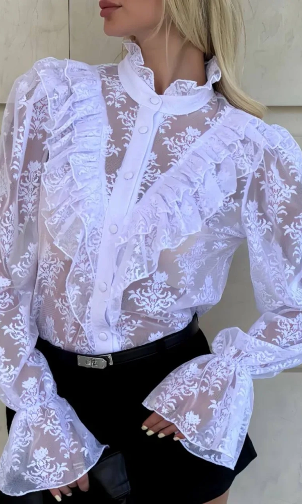Блузка из гипюра женская (р-р 42-48)