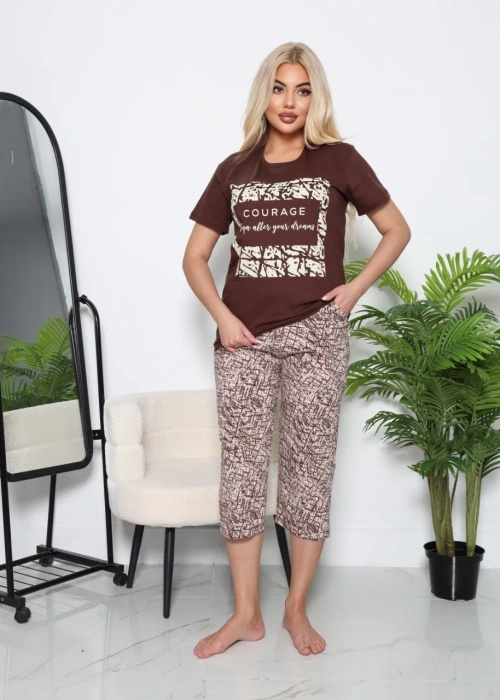 Пижама женская с бриджами (р-р 44-54)