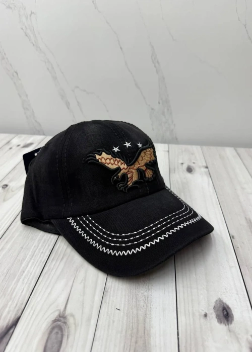 Бейсболка унисекс варёнка с вышивкой (р-р 56-60)