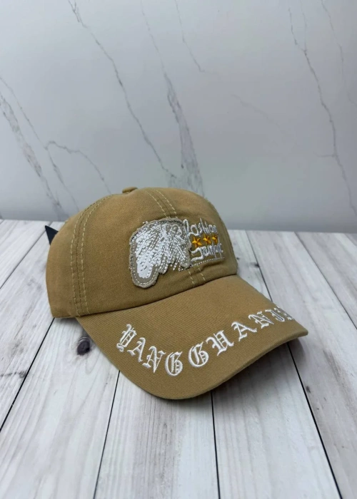 Бейсболка унисекс варёнка с вышивкой (р-р 56-60)