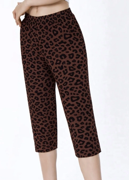 Бриджи женские в клетку, с карманами. Хлопок (46-56)