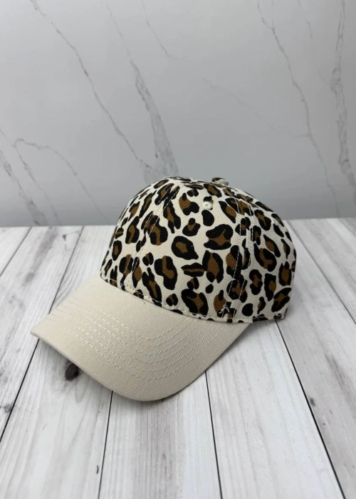 Кепка леопардовая унисекс (р-р 56-60)