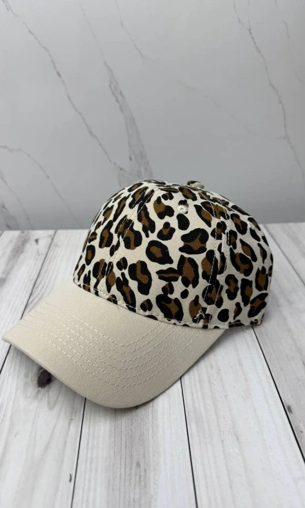 Кепка леопардовая унисекс (р-р 56-60)