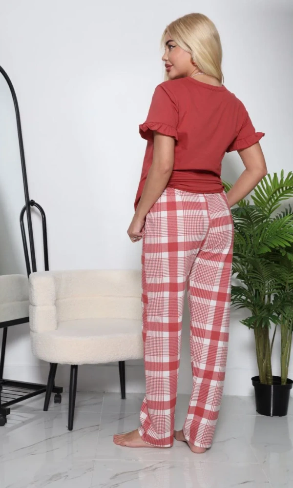 Пижама двойка с брюками женская (р-р 44-54)