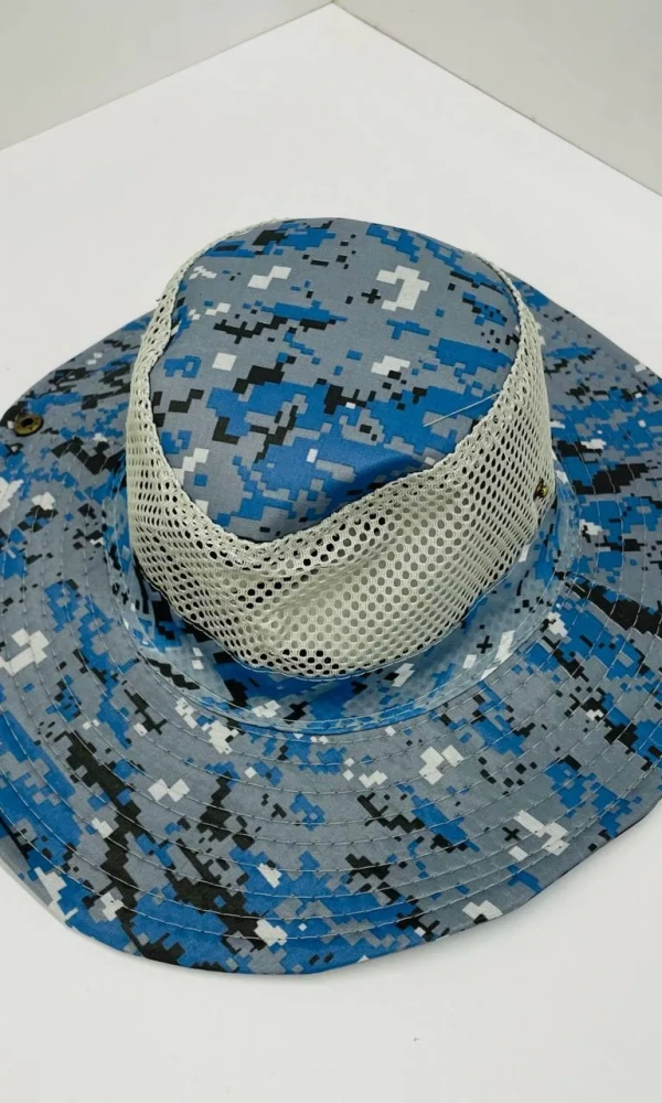 Шляпа камуфляжная с сеткой мужская (р-р 57-58)