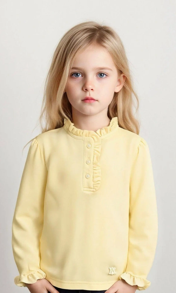 Кофточка с рюшами для девочки (р-р 98-122)