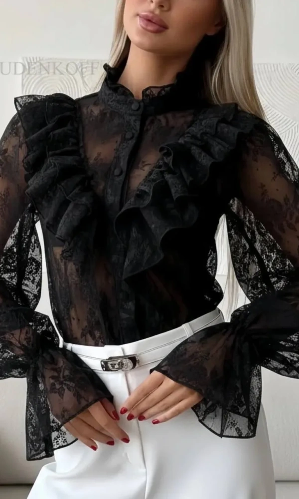 Блузка из гипюра женская (р-р 42-48)