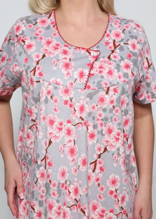 Сорочка женская ночная с коротким рукавом (р-р 48-56)