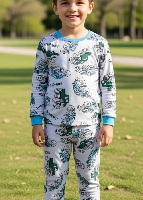 Пижама с длинным рукавом для мальчика (р-р 1-5 лет)