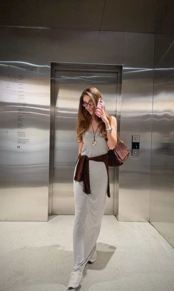 Платье-майка макси летнее (р-р 42-44)