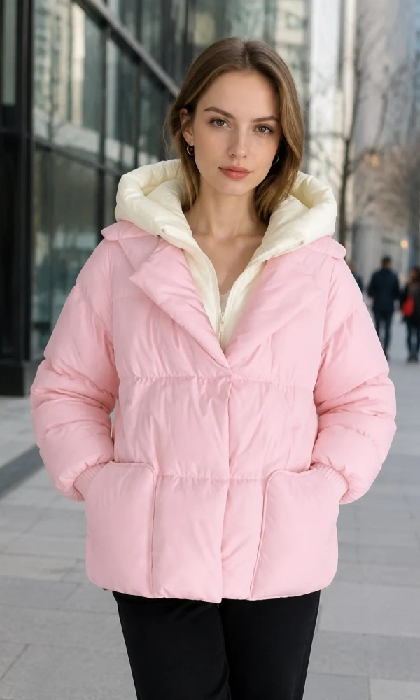 Куртка демисезонная с капюшоном женская (р-р M-XL)