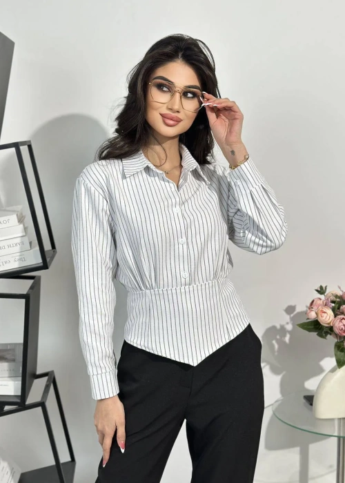 Рубашка-баска приталенная женская (р-р SS/MM)