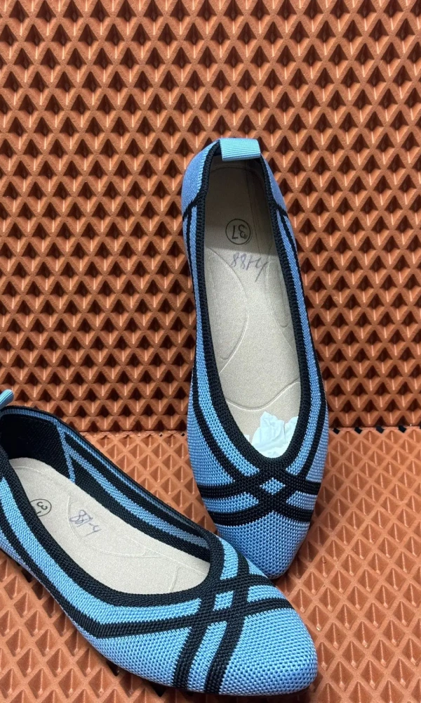 Балетки с узором вязаные женские (р-р 36-41)