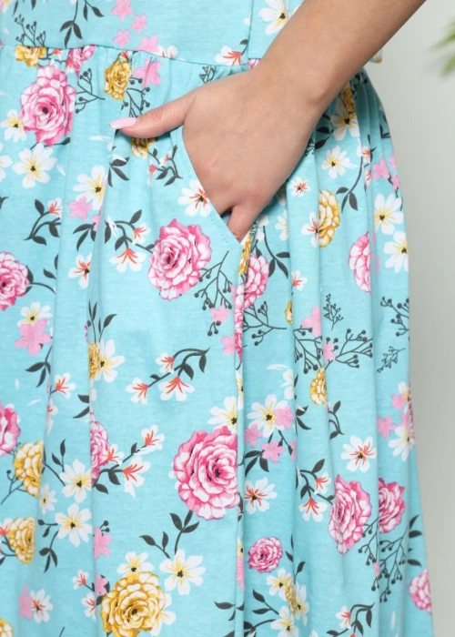 Халат женский на пуговицах хлопок (р-р 46-56)