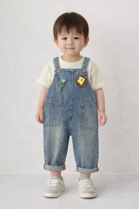 Детский джинсовый комбинезон (р-р 1-5 лет)