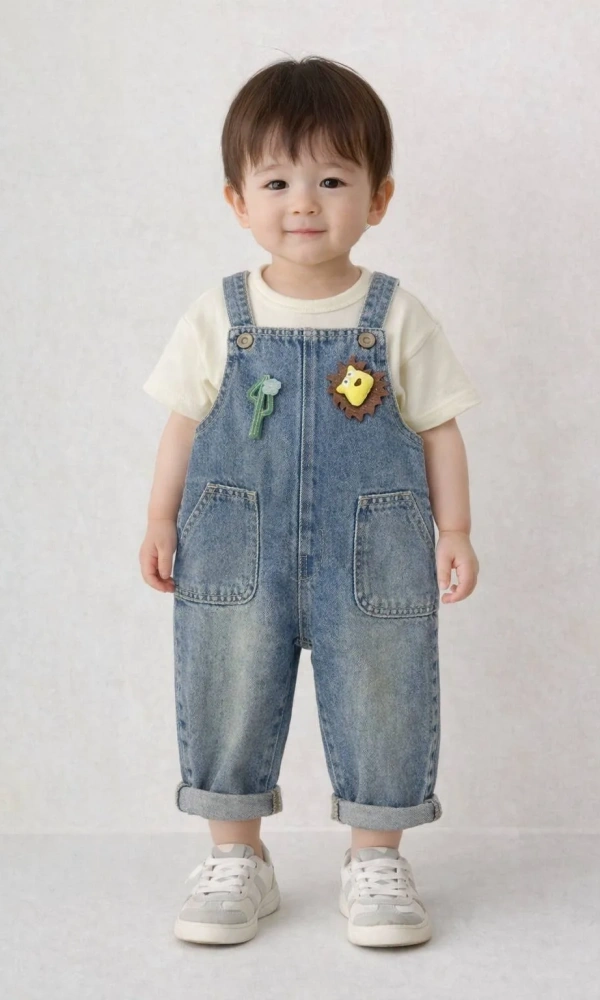 Детский джинсовый комбинезон (р-р 1-5 лет)