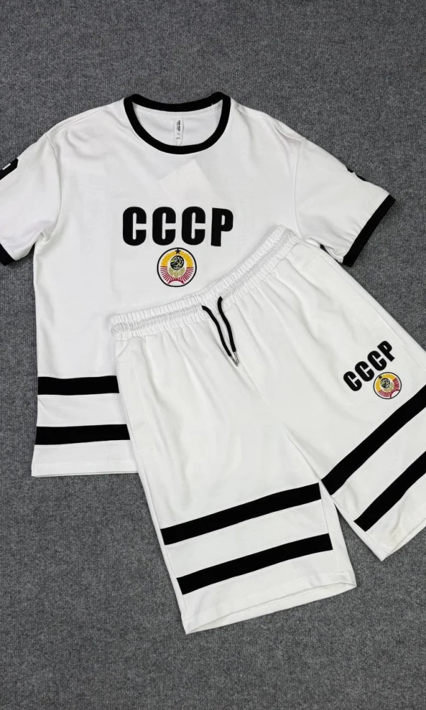 Спортивный костюм мужской, футболка-шорты (р-р 46-54)
