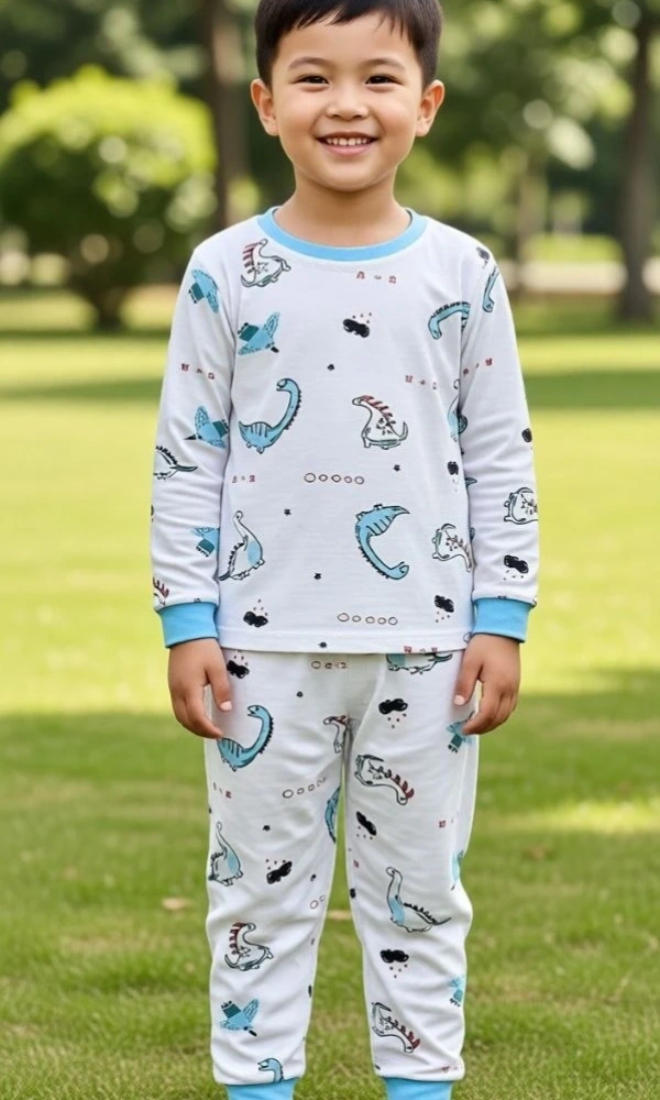 Пижама с длинным рукавом для мальчика (р-р 1-5 лет)