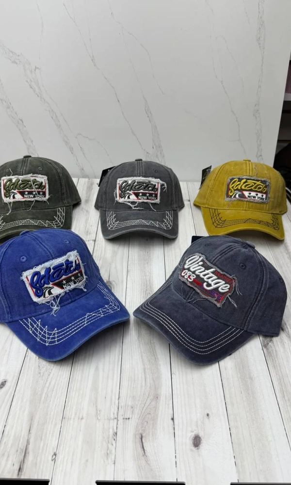 Бейсболка унисекс варёнка с вышивкой (р-р 56-60)