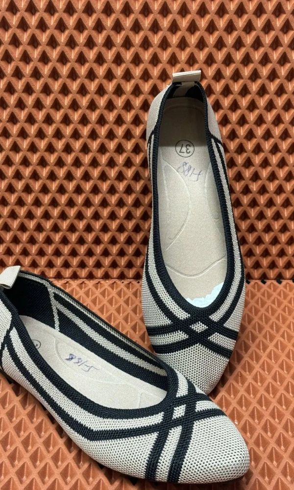 Балетки с узором вязаные женские (р-р 36-41)