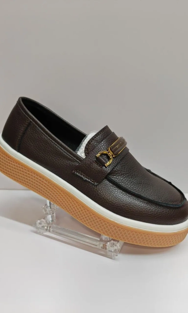 Мокасины кожаные на платформе женские (р-р 36-41)