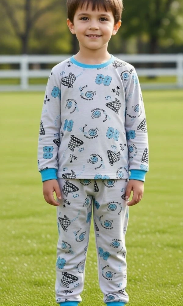 Пижама с длинным рукавом для мальчика (р-р 1-5 лет)