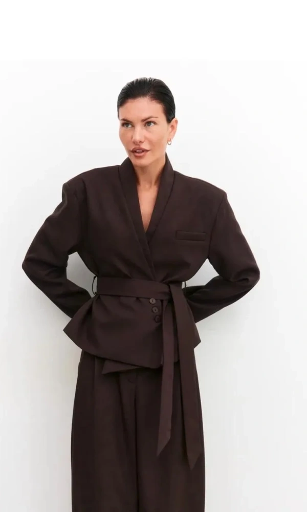 Костюм женский пиджак-кимоно и брюки-алладины (р-р 42-44)