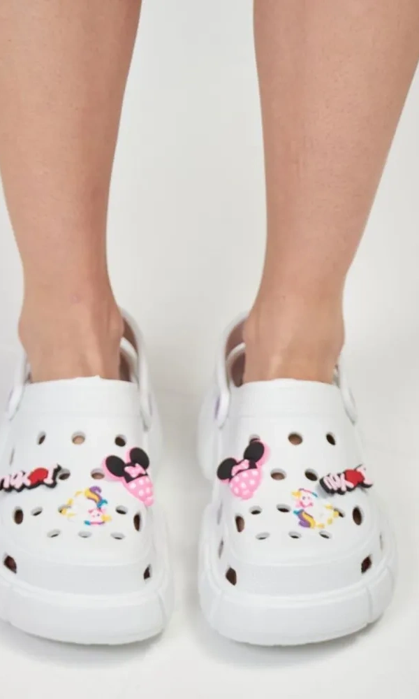 Сабо резиновые  белые женские ( р-р 36-41)