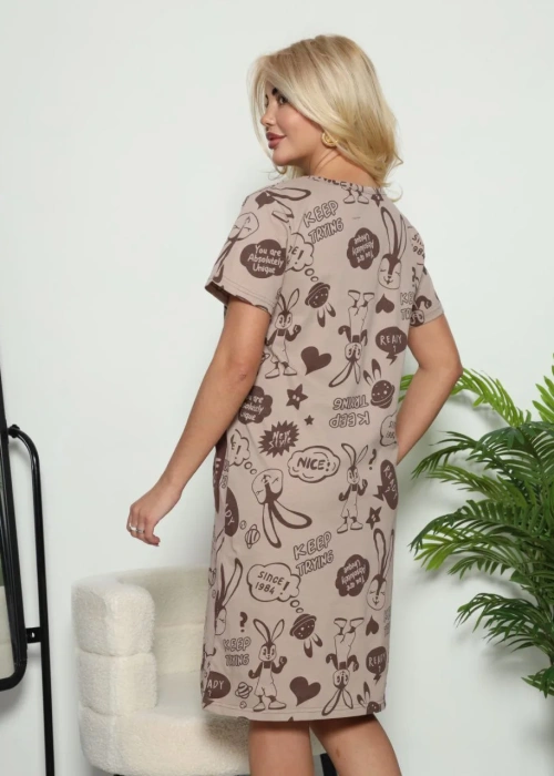 Платье-сорочка женская хлопок (р-р 48-58)