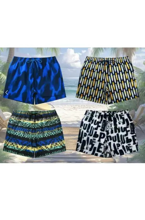 Шорты пляжные плавательные мужские (р-р M-3XL)