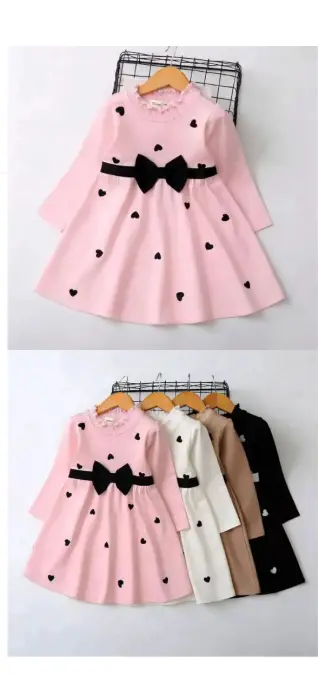 Платье с принтом для девочки р-р 104-152