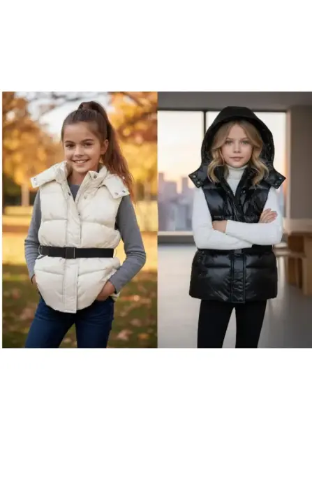 Жилетка для девочки болонь (р-р 6-10 лет)