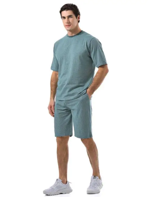 Костюм спортивный летний шорты- футболка р-р 48-56