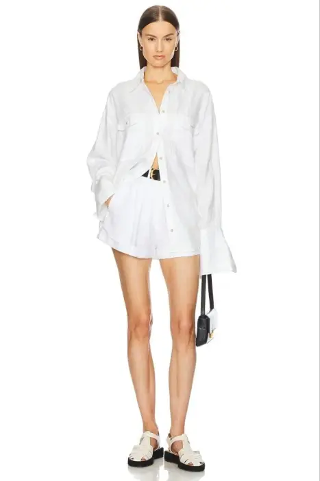 Льняной костюм двойка женский (р-р 42-44)