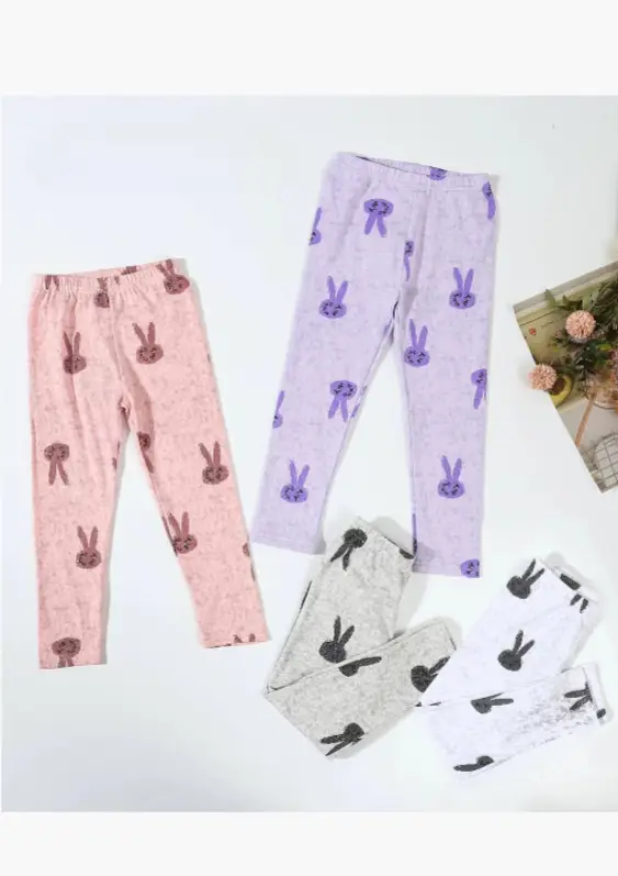 Лосины с принтом для девочки (р-р 80-120)