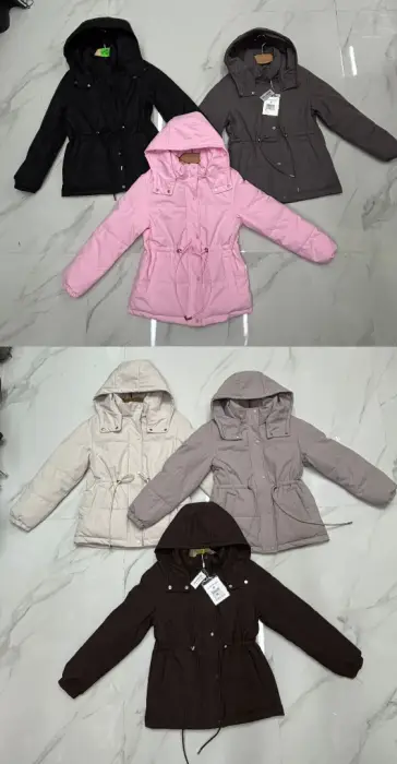 Куртка весенняя женская со съёмным капюшоном р-р 42-48
