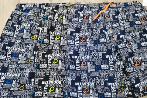 Шорты мужские, принт. Большие размеры (р-р 58-66/6XL-10XL)
