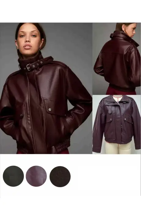 Куртка косуха женская кожаная (р-р S M L)